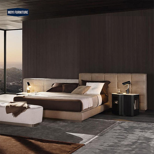 Cozy And Elegant Wood Bed New Modern Vibe
