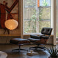 Accent chair with ottoman
