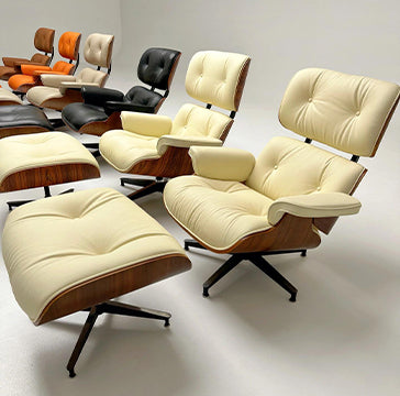 Accent chair with ottoman