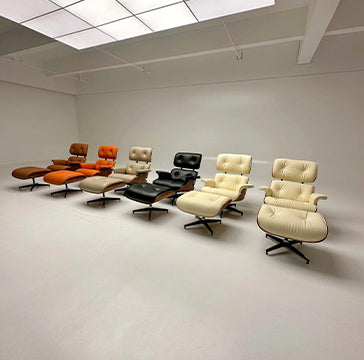 Accent chair with ottoman